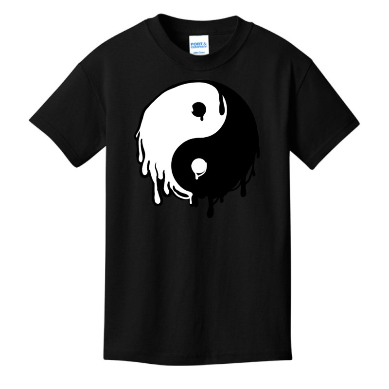 Dripping Yin Yang Basic Youth T-shirt | Artistshot