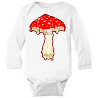 Dripping Toadstool For Psychedelic Art Fan Long Sleeve Baby Bodysuit | Artistshot