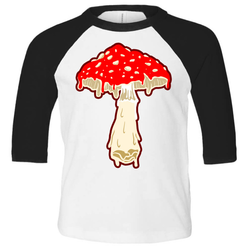 Dripping Toadstool For Psychedelic Art Fan Toddler 3/4 Sleeve Tee | Artistshot