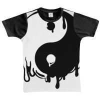 Dripping Yin Yang Graphic Youth T-shirt | Artistshot