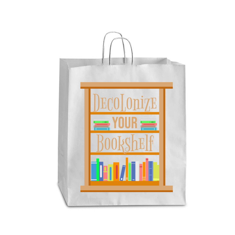 Decolonize Your Bookshelf For Book Lover Queen Paper Bag - 16 X 6 X 19 1/4 | Artistshot