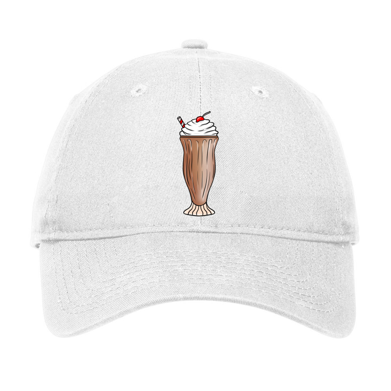 Chocolate Milkshake For Chocolate Milk Lover Adjustable Cap by queerappear | Artistshot