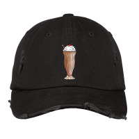 Chocolate Milkshake For Chocolate Milk Lover Vintage Cap | Artistshot