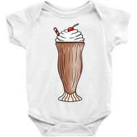 Chocolate Milkshake For Chocolate Milk Lover Baby Bodysuit | Artistshot