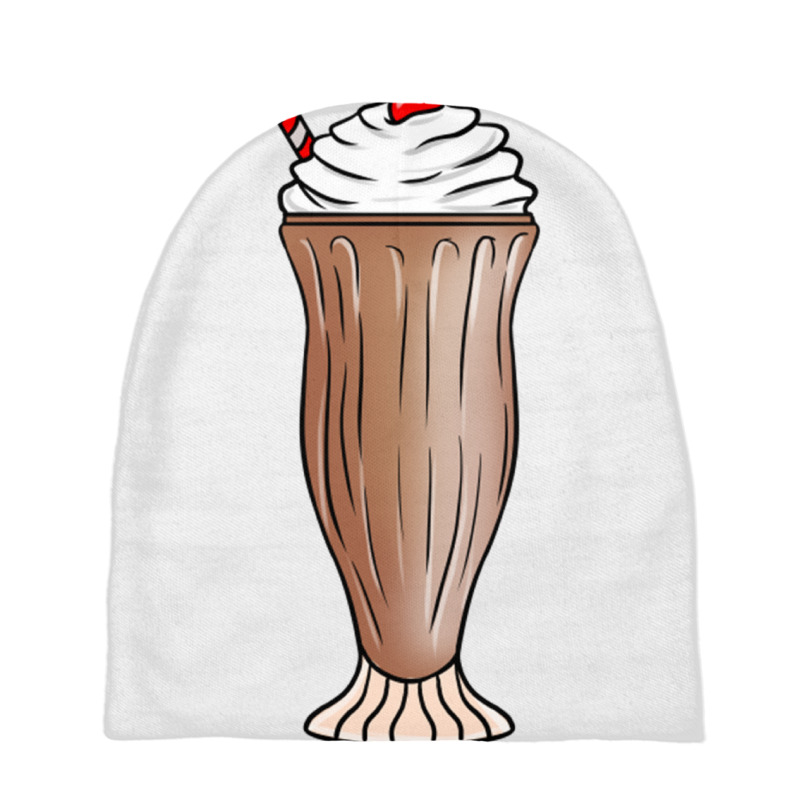 Chocolate Milkshake For Chocolate Milk Lover Baby Beanies by queerappear | Artistshot