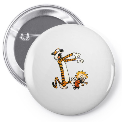 Calvin And Hobbes Halloween Zombie Pin-back Button Designed By Roxanne