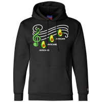 Avocado Music Notes For Classical Music Lover Champion Hoodie | Artistshot