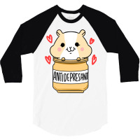 Antidepressant Guinea Pig For Guinea Pig Lover 3/4 Sleeve Shirt | Artistshot