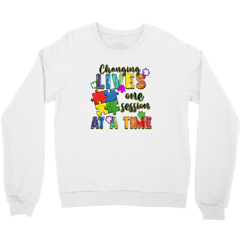 Changing Lives One Session At A Time Crewneck Sweatshirt by FaDigitalArtStudio | Artistshot