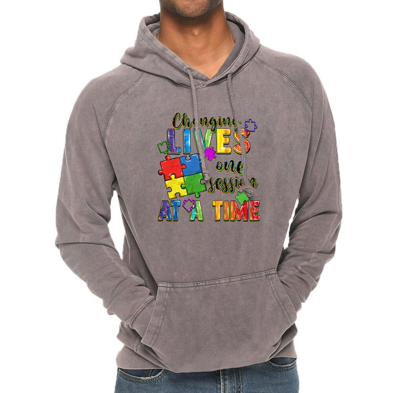 Changing Lives One Session At A Time Vintage Hoodie by FaDigitalArtStudio | Artistshot