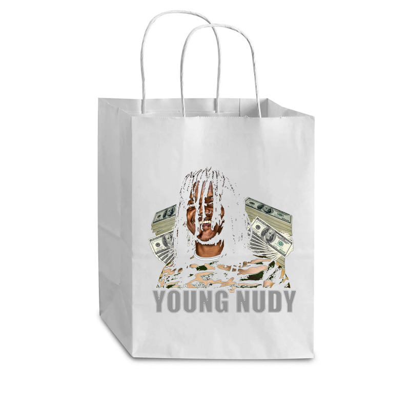 Nudy Dollar Graphic Cub Paper Bag - 8 X 4 1/2 X 10 1/4 | Artistshot