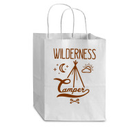 Wilderness Camper Cub Paper Bag - 8 X 4 1/2 X 10 1/4 | Artistshot