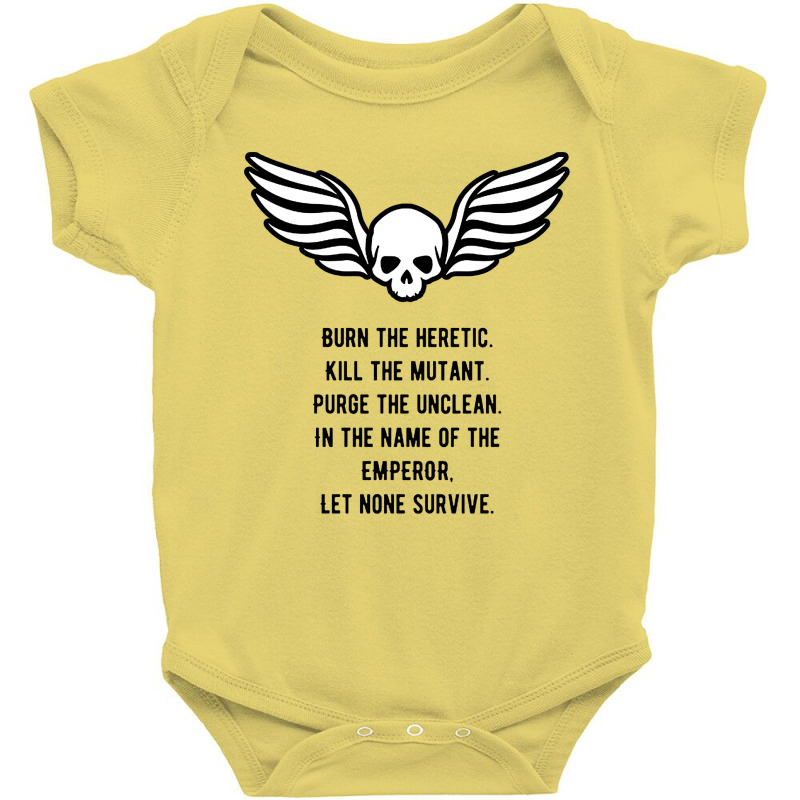 Let None Survive Wargaming Meme Baby Bodysuit by Semilir | Artistshot