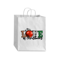 For The Love Of Christmas Debie Paper Bag - 10 X 5 X 13 | Artistshot