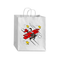 Happy Fly And Friend Debie Paper Bag - 10 X 5 X 13 | Artistshot