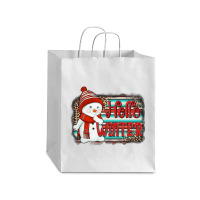 Hello Winter Baby Snowman Debie Paper Bag - 10 X 5 X 13 | Artistshot