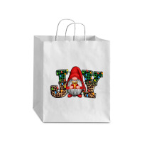 Joy Christmas Gnome Joy To The World Debie Paper Bag - 10 X 5 X 13 | Artistshot