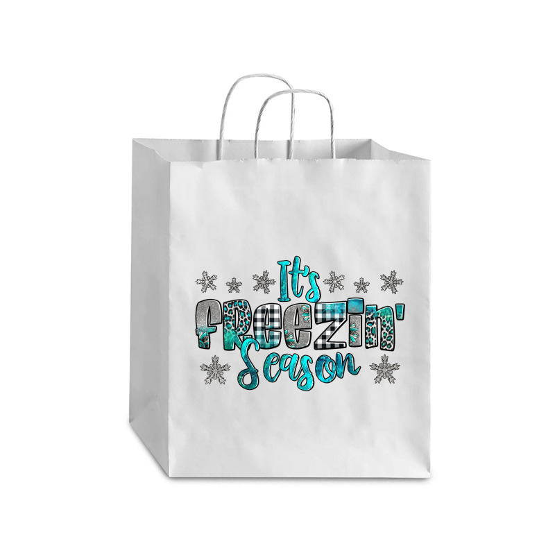 It's Freezin' Season Debie Paper Bag - 10 X 5 X 13 | Artistshot