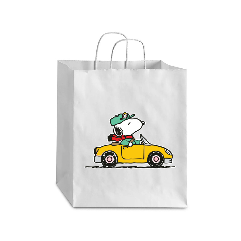 Funny Peanuts Car Debie Paper Bag - 10 X 5 X 13 | Artistshot