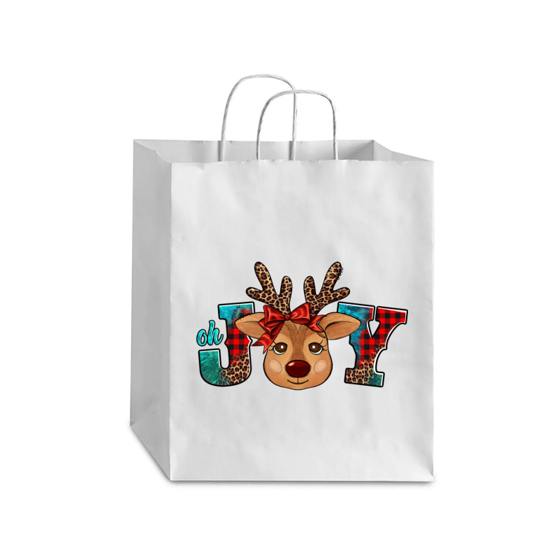 Oh Joy Reindeer Debie Paper Bag - 10 X 5 X 13 | Artistshot