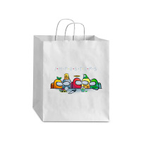 Gaming Crewmate Meme Impostor Among Game Us Sus Debie Paper Bag - 10 X 5 X 13 | Artistshot