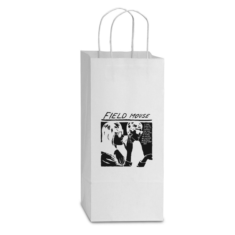 Field Mouse B Double Wine Paper Bag - 6 1/2 X 3 1/2 X 12 3/8 | Artistshot