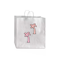 Pink Palm Trees Jumbo Paper Bag - 18 X 7 X 18 3/4 | Artistshot