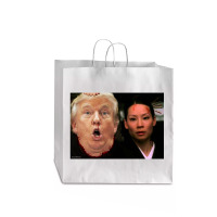 Trump Meets O Ren Ishii   Trump Jumbo Paper Bag - 18 X 7 X 18 3/4 | Artistshot