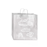 M2 Bradley Ifv M3 Cfv Us Army Recon Blueprint Jumbo Paper Bag - 18 X 7 X 18 3/4 | Artistshot