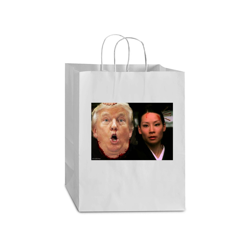 Trump Meets O Ren Ishii   Trump Mart Paper Bag -13 X 7 X 17 | Artistshot