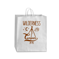 Wilderness Camper Queen Paper Bag - 16 X 6 X 19 1/4 | Artistshot