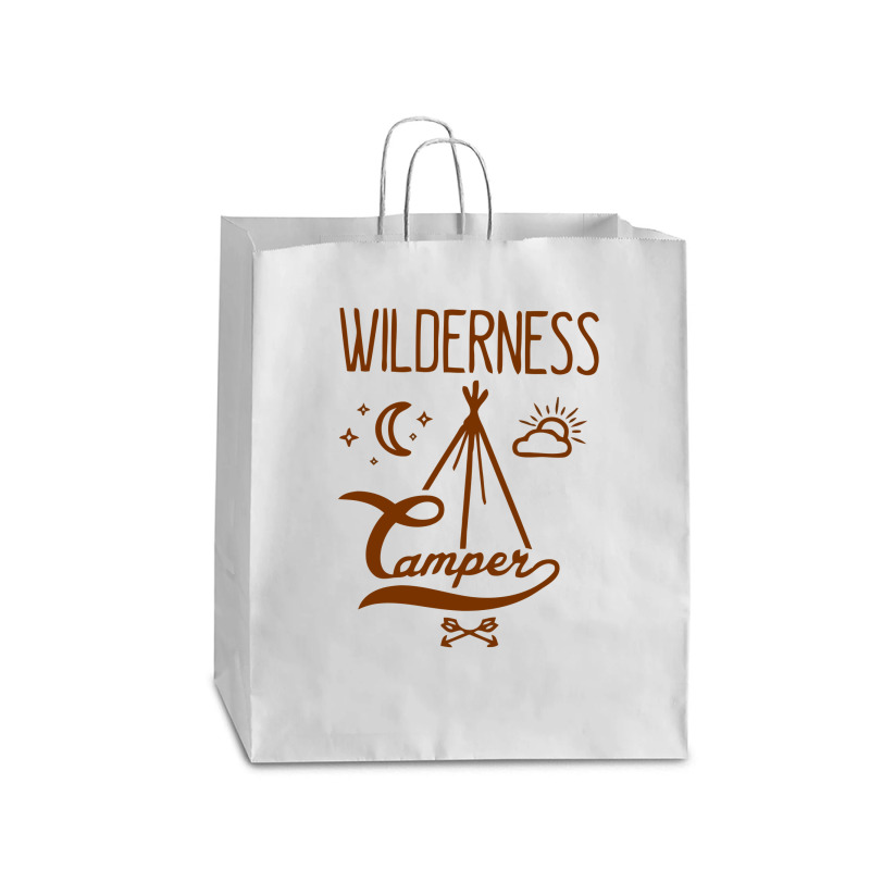 Wilderness Camper Queen Paper Bag - 16 X 6 X 19 1/4 | Artistshot