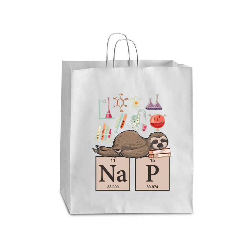 Funny Chemistry Sloth Art Gift Queen Paper Bag - 16 X 6 X 19 1/4 | Artistshot