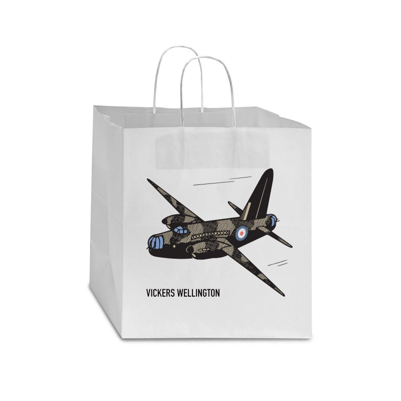 Wellington British Ww2 Bomber Plane Art Star Paper Bag - 13 X 7 X 13 | Artistshot