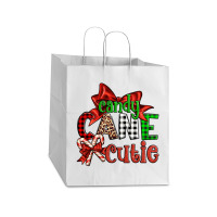 Candy Cane Cutie Christmas Take Out Paper Bag - 14 X 10 X 15 1/2 | Artistshot