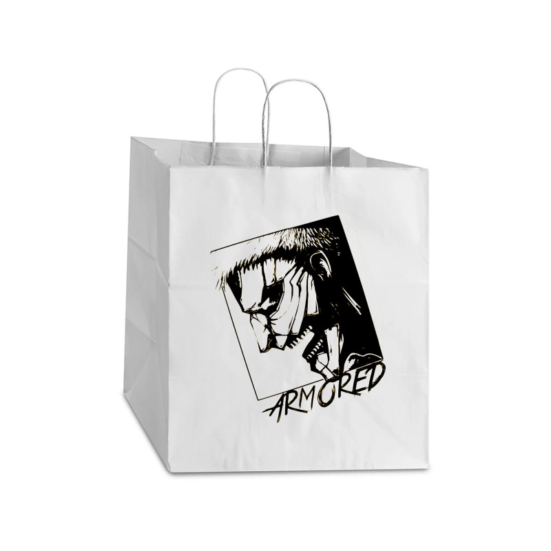 Armored Titan Titan Take Out Paper Bag - 14 X 10 X 15 1/2 | Artistshot