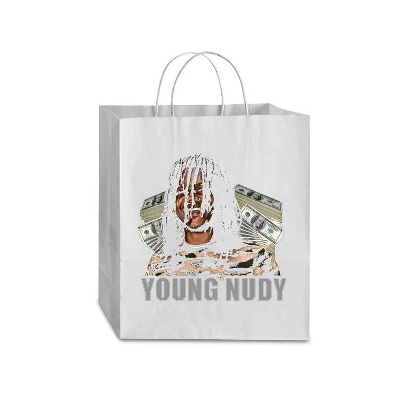 Nudy Dollar Graphic Traveler Paper Bag -13 X 6 X 15 3/4 | Artistshot