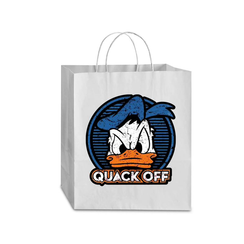 Quack Off Traveler Paper Bag -13 X 6 X 15 3/4 | Artistshot