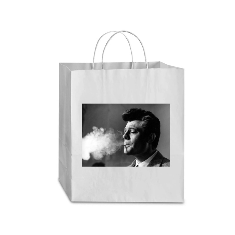 Marcello Mastroianni Traveler Paper Bag -13 X 6 X 15 3/4 | Artistshot