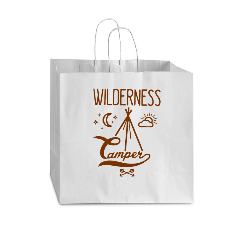 Wilderness Camper Vogue Paper Bag - 16 X 6 X 12 | Artistshot