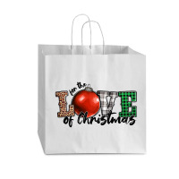 For The Love Of Christmas Vogue Paper Bag - 16 X 6 X 12 | Artistshot