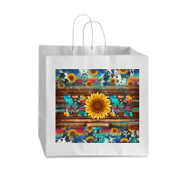 Sunflower Western Mom Vogue Paper Bag - 16 X 6 X 12 | Artistshot