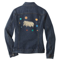 Tardigrade In Space For Tardigrade Lover Posters A Ladies Denim Jacket | Artistshot