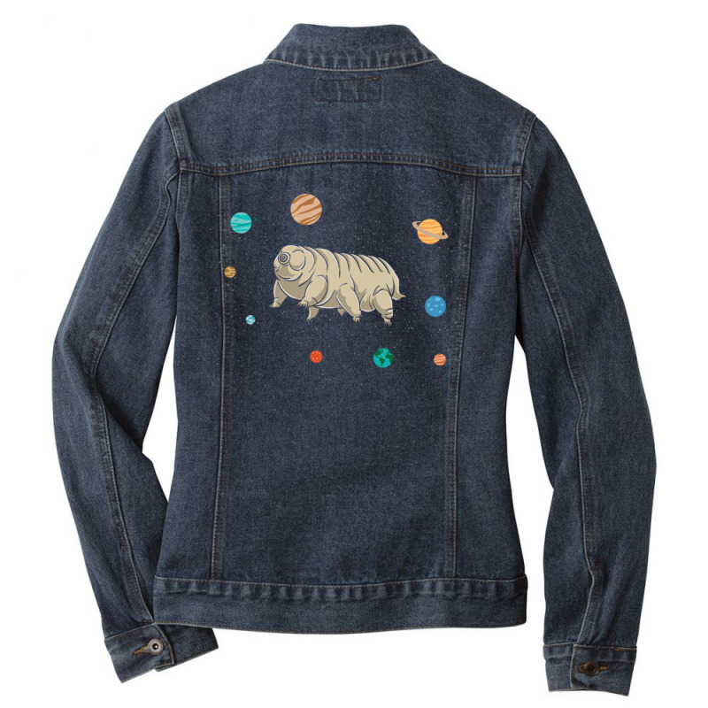 Tardigrade In Space For Tardigrade Lover Posters A Ladies Denim Jacket by queerappear | Artistshot