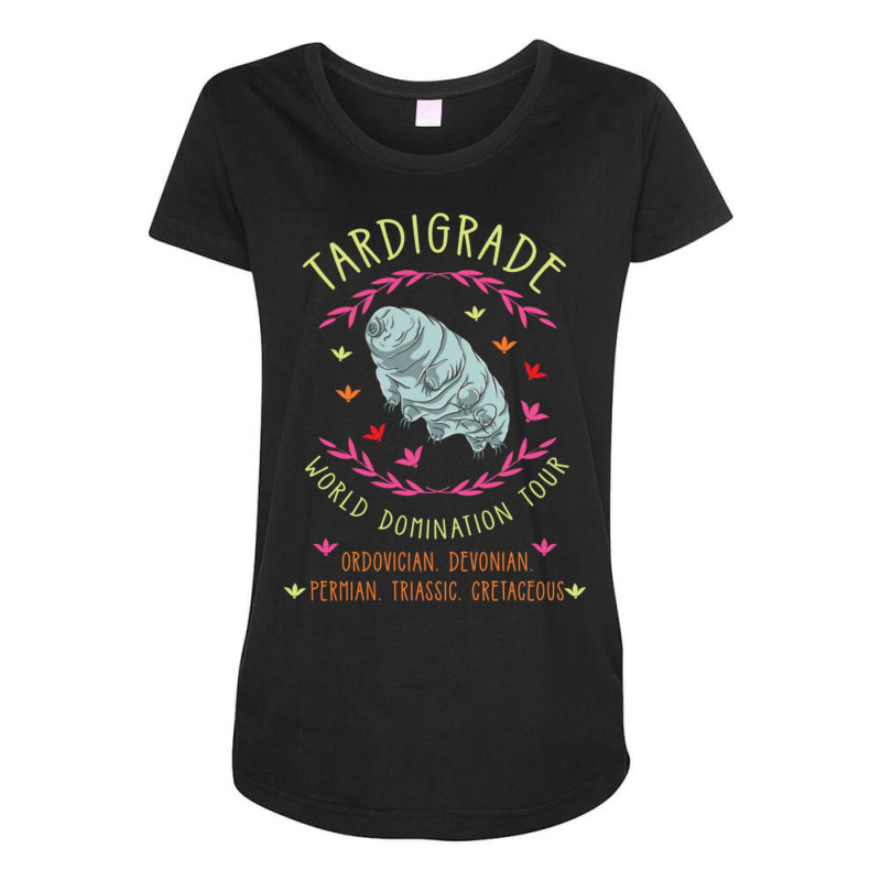 Tardigrade World Domination Tour For Tardigrade Lo Maternity Scoop Neck T-shirt by queerappear | Artistshot