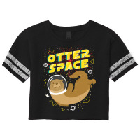 Otter Space For Otter Lover Scorecard Crop Tee | Artistshot