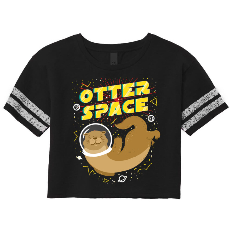 Otter Space For Otter Lover Scorecard Crop Tee by queerappear | Artistshot