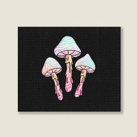 Pastel Goth Dripping Mushrooms For Pastel Goth Landscape Canvas Print | Artistshot