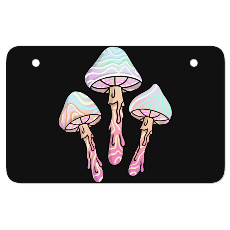 Pastel Goth Dripping Mushrooms For Pastel Goth Atv License Plate | Artistshot