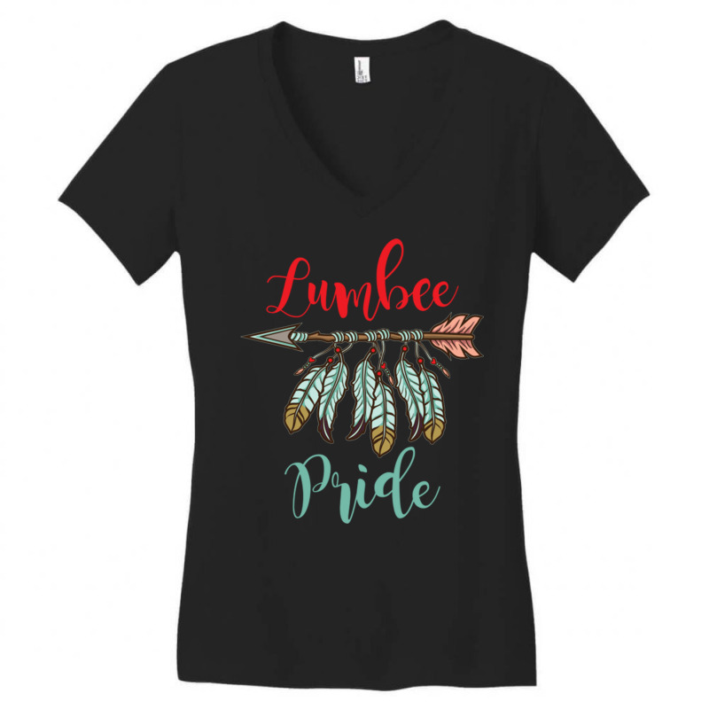 Lumbee Pride For Native American Women's V-Neck T-Shirt by queerappear | Artistshot